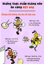 6 thực phẩm ăn cùng mật ong gây tổn hại sức khỏe