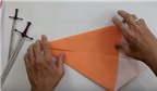 Cách làm kiếm bằng giấy theo phong cách Origami cho bé