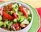 Cách làm salad dưa chuột cà chua giòn ngon thanh mát