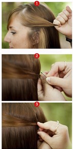 Cách làm tóc vấn nửa đầu cực xinh