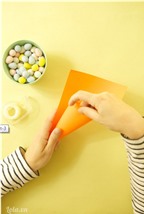 Cách làm túi đựng kẹo hình củ cà rốt ngộ nghĩnh