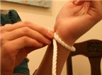 Cách làm vòng tay xinh xắn từ chỉ và dây thừng