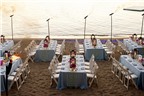 Cách sắp xếp tiệc khi cưới dưới bãi biển
