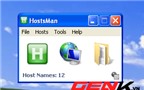 HostsMan - quản lý, chỉnh sửa file hosts hiệu quả hơn
