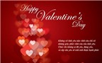 Những lời chúc Valentine ngọt ngào và lãng mạn nhất