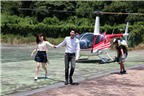 Noo Phước Thịnh dắt bạn gái đi trực thăng quay MV mới