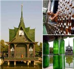 Thăm ngôi chùa bằng vỏ chai độc đáo ở Thái Lan