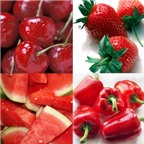 6 loại trái cây màu đỏ tốt cho sức khỏe
