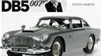Mô hình siêu xe Aston Martin DB5 của điệp viên 007