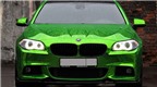 Lóa mắt với BMW 550i M Sport mạ chrome xanh