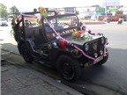 Đám rước dâu bằng xe Jeep độc đáo ở Cần Thơ