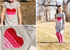 Cách làm váy xinh cho bé từ áo phông cũ của bố mẹ