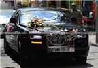 Quỳnh Anh được rước dâu bằng siêu xe Rolls Royce