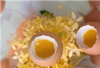 Cách làm thạch dừa xoài “lốt” trứng gà cho bé yêu
