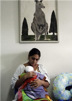 Phương pháp bế Kanguru cho trẻ sinh non