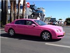 Siêu xe Bentley độ màu hồng