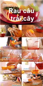 Trọn bộ chi tiết cách làm thạch múi cam