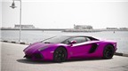 Siêu xe Lamborghini Aventador màu “tím Huế” của tỷ phú Qatar