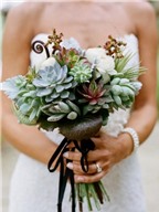 Hoa cưới độc đáo từ sen đá