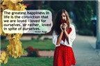 18 câu nói đáng suy ngẫm về hạnh phúc