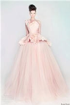 Váy cưới pastel phong cách Pháp