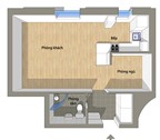 Học cách bài trí nội thất cho căn hộ 35 m²
