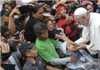 Giáo hoàng được chào đón nồng nhiệt tại khu ổ chuột nổi tiếng Brazil