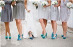 Các cách kết hợp giày cưới phù dâu