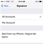 Cách thay đổi chữ ký email trên smartphone