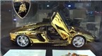 Ngắm siêu xe Lamborghini Aventador mô hình bằng vàng tại Dubai