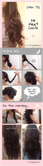 Cách làm tóc xoăn đơn giản không cần nhiệt