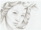 Ảnh chân dung tuyệt đẹp của Kim Tae Hee dưới nét vẽ của fan