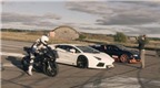 BMW S1000RR thách thức Bugatti Veyron và Lamborghini Aventador