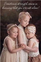 Bộ ảnh về ba bé gái ung thư lay động trái tim người đọc