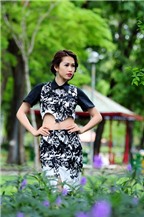 Hoa hậu Phan Thu Quyên lạ lẫm với phong cách “tắc kè hoa”