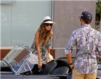 Nicole Scherzinger cùng bạn trai đi dạo bằng siêu xe
