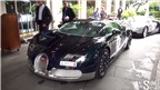Dàn siêu xe khủng Bugatti Veyron nối đuôi nhau trên phố
