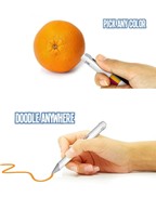 Scribble: Chiếc bút thông minh có thể lấy màu của tự nhiên