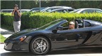 Paris Hilton xuống phố cùng siêu xe McLaren 650S