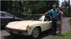 Người cha òa khóc khi được con gái tặng Porsche 914