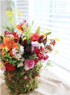 Cách cắm hoa đẹp với sắc màu rực rỡ lung linh