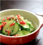 Cách làm món salad dưa chuột theo ẩm thực Trung Quốc