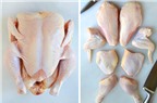Kỹ năng làm bếp cơ bản: Cách cắt 1 con gà nhanh và đẹp