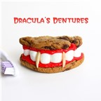 Cách làm bánh hàm răng nhọn hoắt, ghê sợ của Dracula cho Halloween