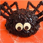 Cách làm món bánh hình con nhện xù xì ăn đêm Halloween