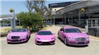 3 xe mặc 'áo' hồng chống ung thư vú