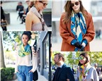 6 mẹo biến tấu với khăn thu của fashionista