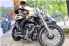 Harley-Davidson với cặp vành độc đáo của biker Hà thành
