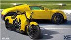 Sáng tạo mô-tô Bajzath mang hồn siêu xe Bugatti Veyron
