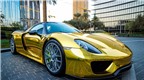 Siêu phẩm Porsche 918 Spyder Hybrid mạ chrome vàng cực độc